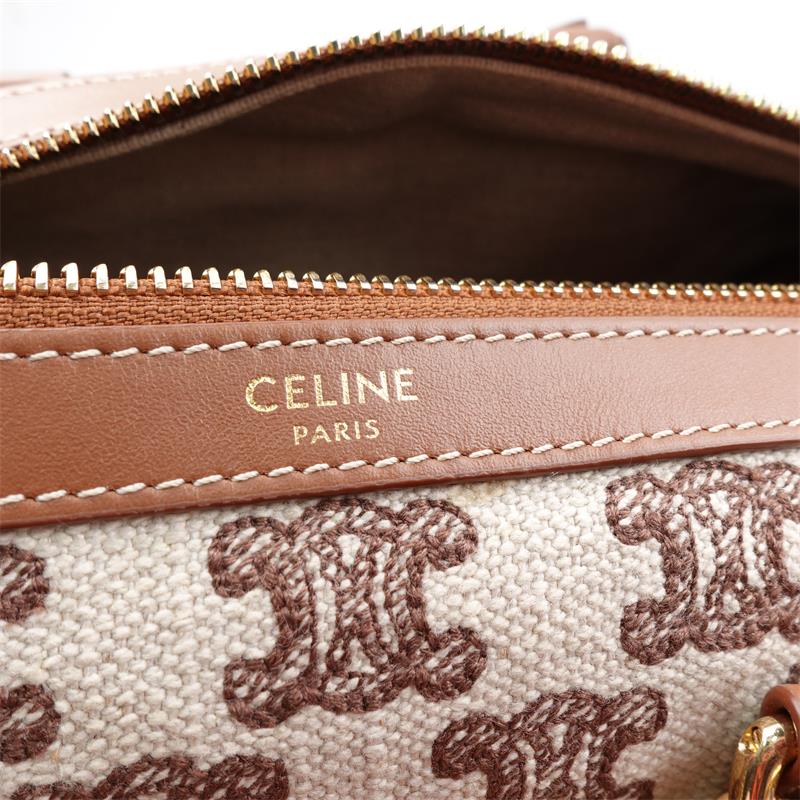 Pre-owned Celine Brown Calfskin Handbag-HZ