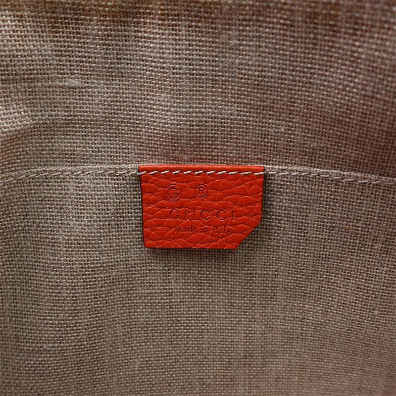 【DEAL】Pre-owned Gucci Orange Calfskin Clutch