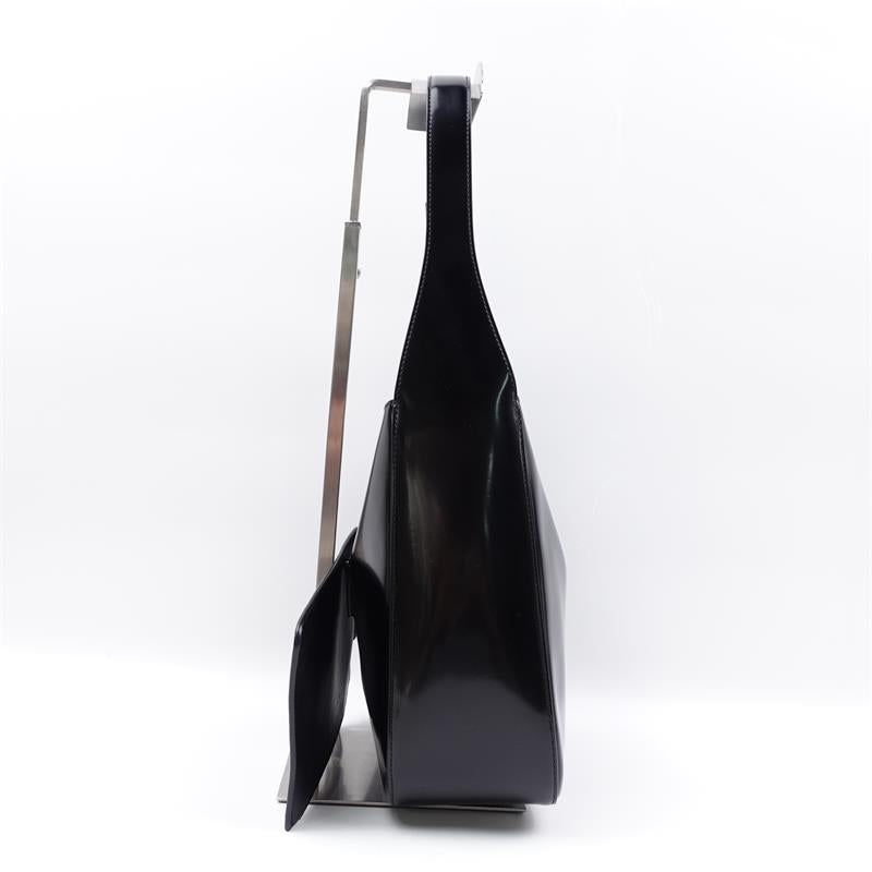 Pre-owned Saint Laurent Le 57 Black Calfskin Shoulder Bag
