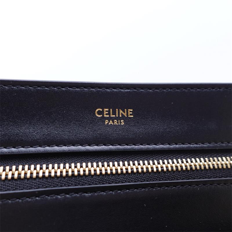 Pre-owned Celine Triomphe White Canvas Tote W/P