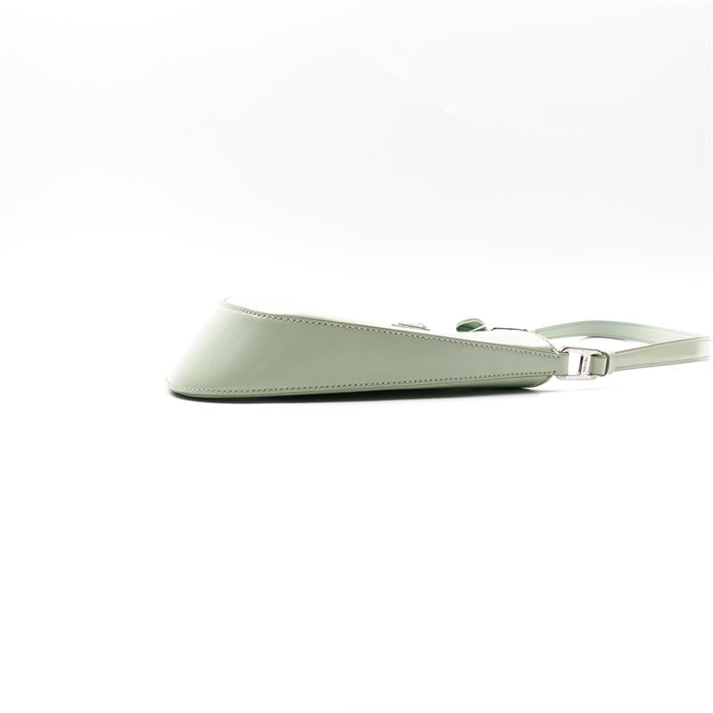 Prada Cleo Green Calfskin Shoulder Bag