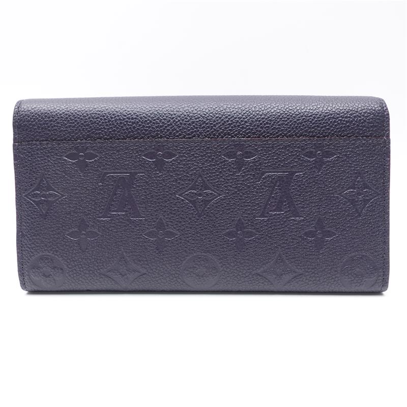 Louis Vuitton Sarah Dark Blue Calfskin Wallet