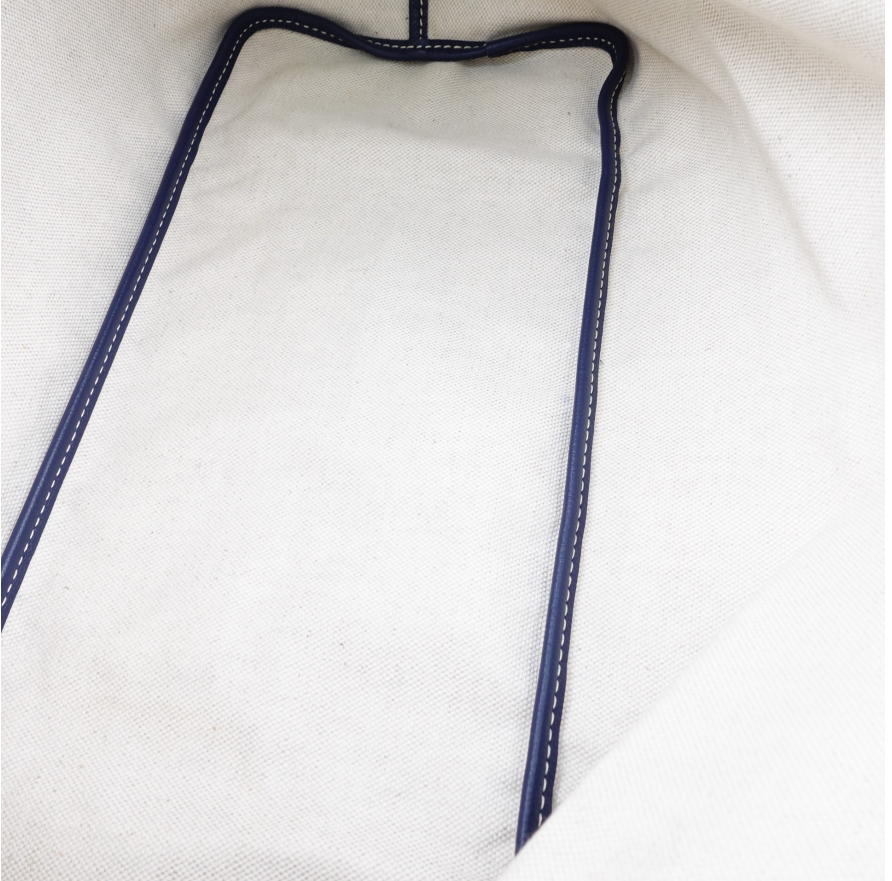 Pre-owned Goyard Artois Blue Coated Canvas Tote Bag