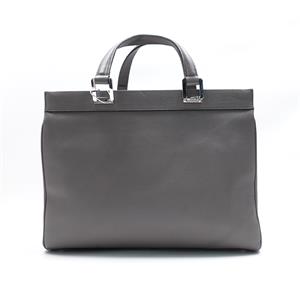 【DEAL】Pre-owned GUCCI Calfskin Shoulder Bags Grey Zumi Shoulder Bag