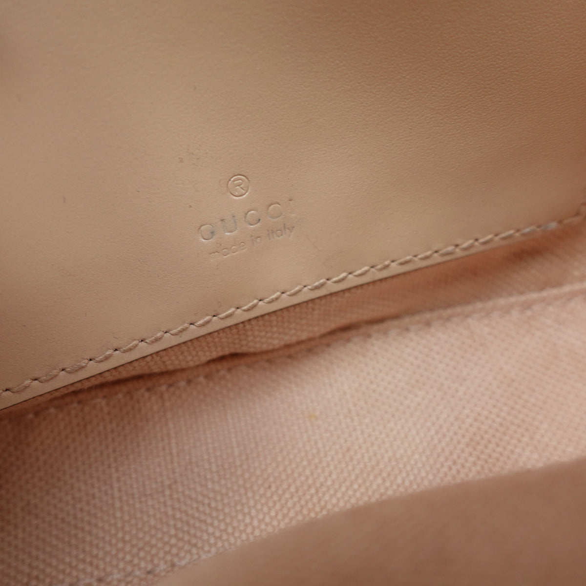 Gucci Milk Tea Calfskin Leather Shoulder Bag T10417953