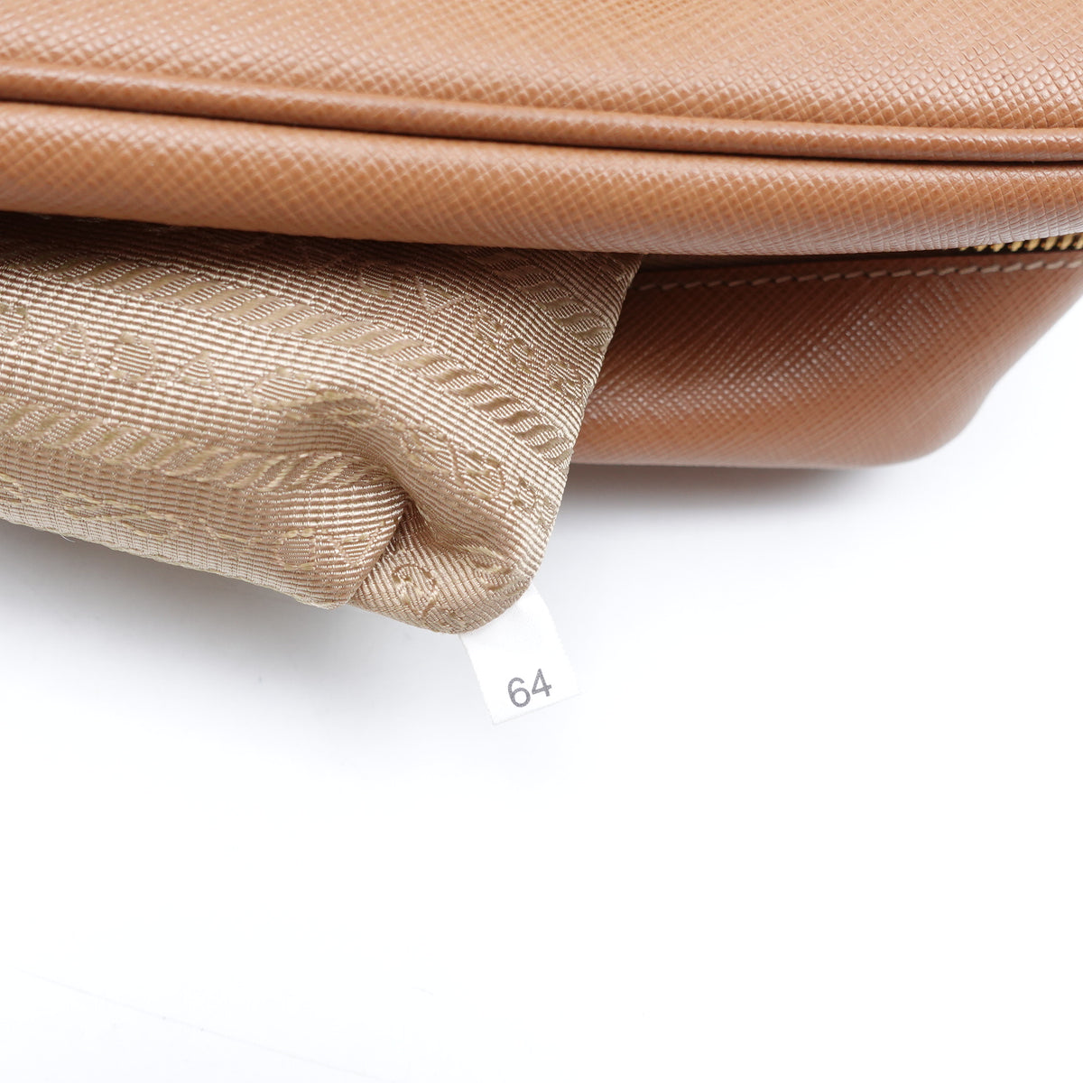Pre-Owned Prada Brown Saffiano Shoulder Bag T10424867