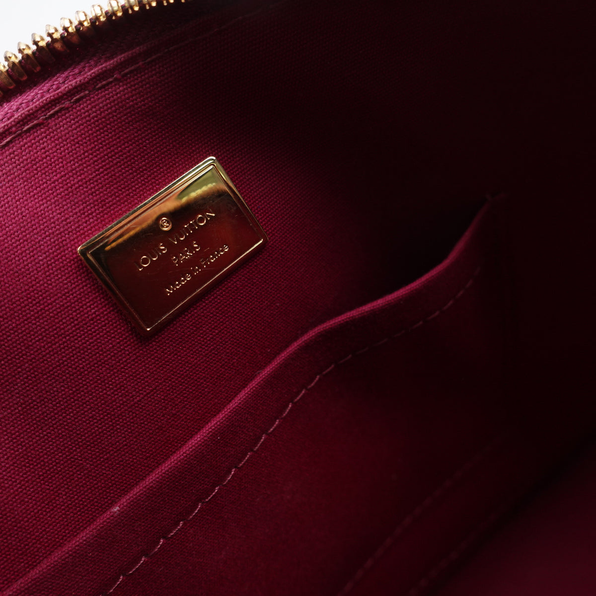 Pre-Owned Louis Vuitton Alma Burgundy Vernis Shoulder Bag T10427138