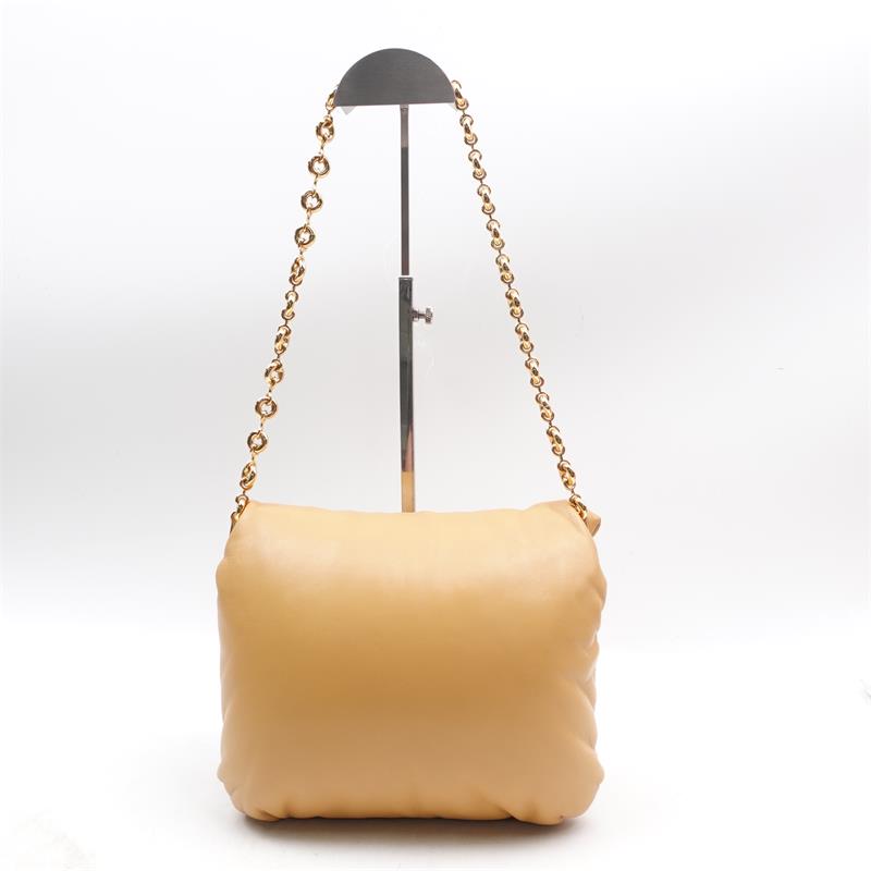 Loewe Goya Soft Kahki Leather Shoulder Bag