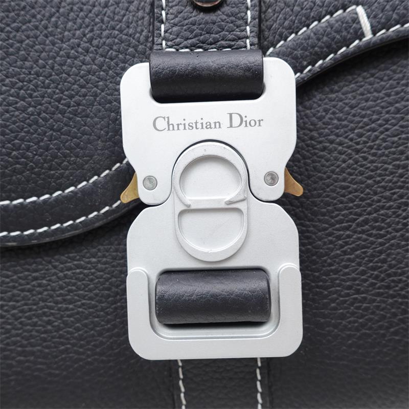 Dior Messenger Black Calfskin Cross Body Bag-TS