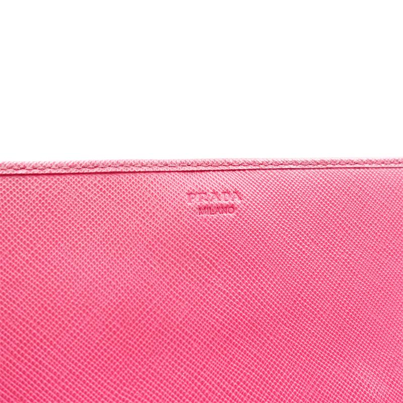 Pre-owned Prada Pink Calfskin Shoulder Bag