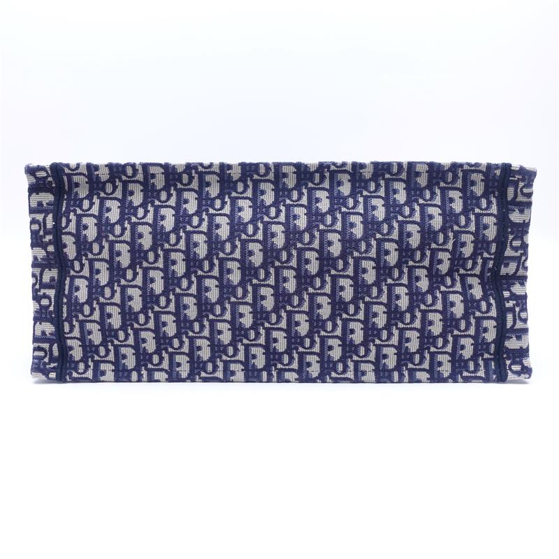 Dior Book Tote Blue Oblique Canvas Tote Bag