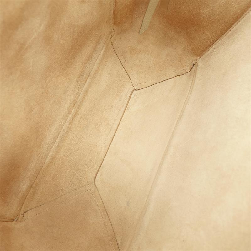 Pre-owned Celine Tri-Fold White Calfskin Tote