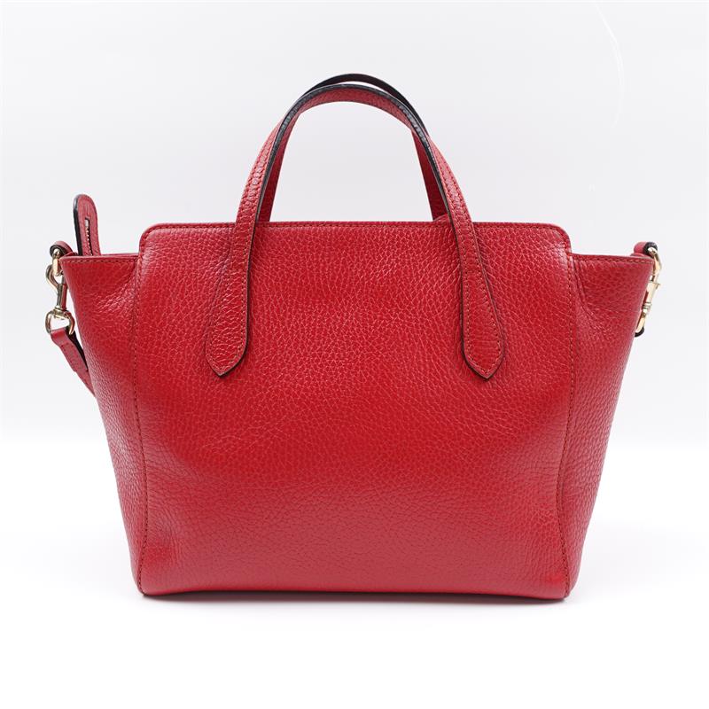 【DEAL】Pre-owned Gucci Red Calfskin Shoulder Bag