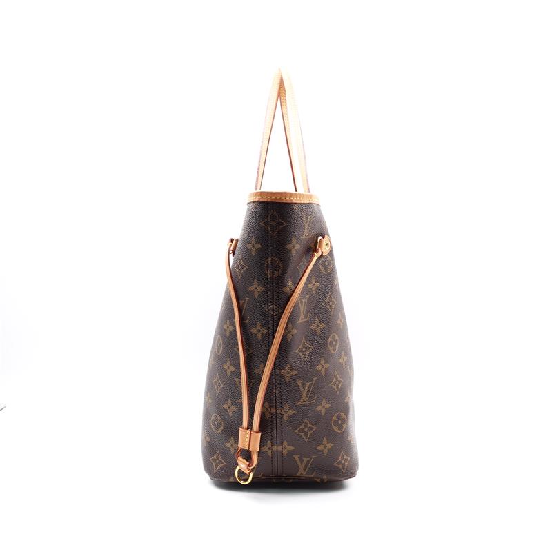Louis Vuitton Neverfull Monogram Coated Canvas Tote Bag