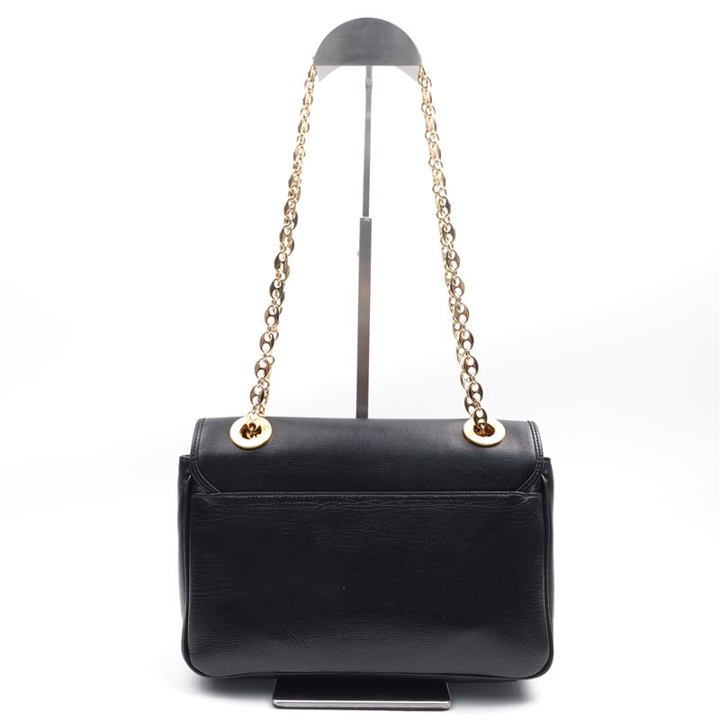 Pre-owned GUCCI Black Calfskin Shoulder Bag-HZ