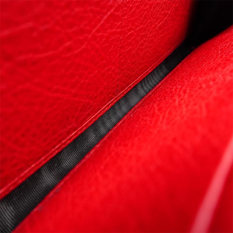 Pre-owned Balenciaga Red Calfskin Long Wallet