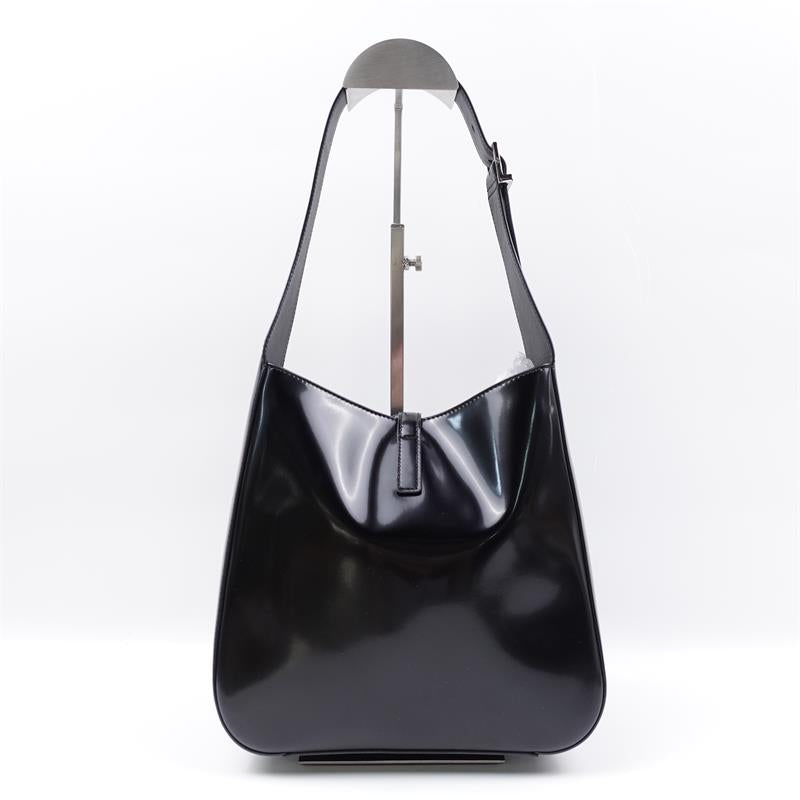 Pre-owned Saint Laurent Le 57 Black Calfskin Shoulder Bag