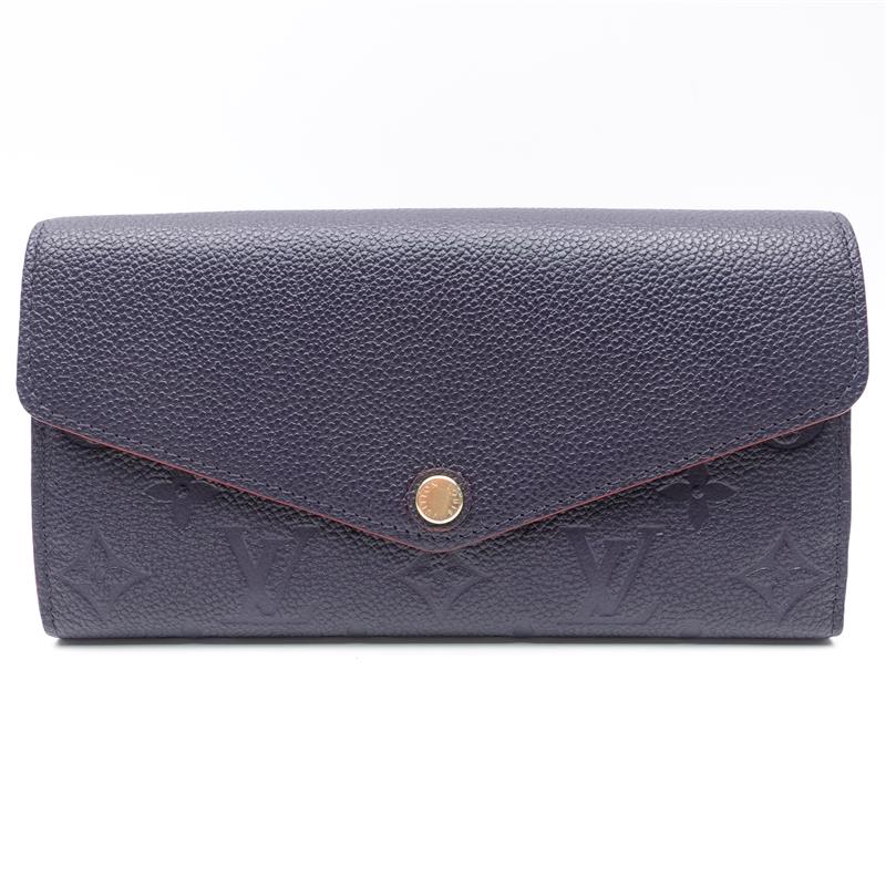 Louis Vuitton Sarah Dark Blue Calfskin Wallet