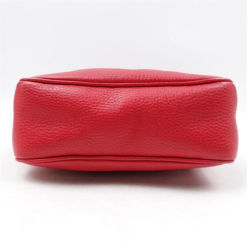 【DEAL】Pre-owned Gucci Soho Disco Red Calfskin Cross Body Bag