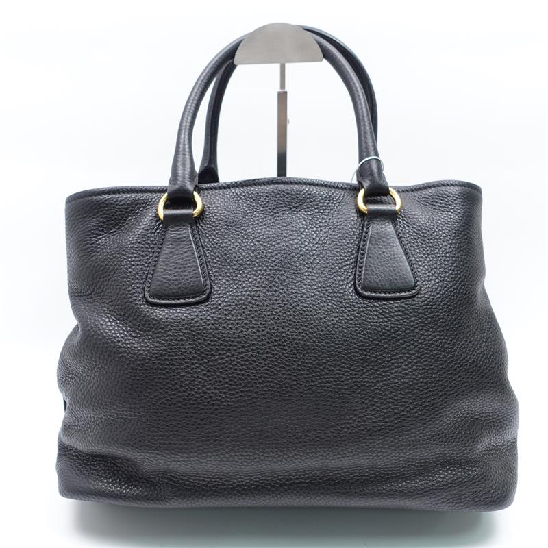 Pre-owned Prada Black Calfskin Shoulder Bag