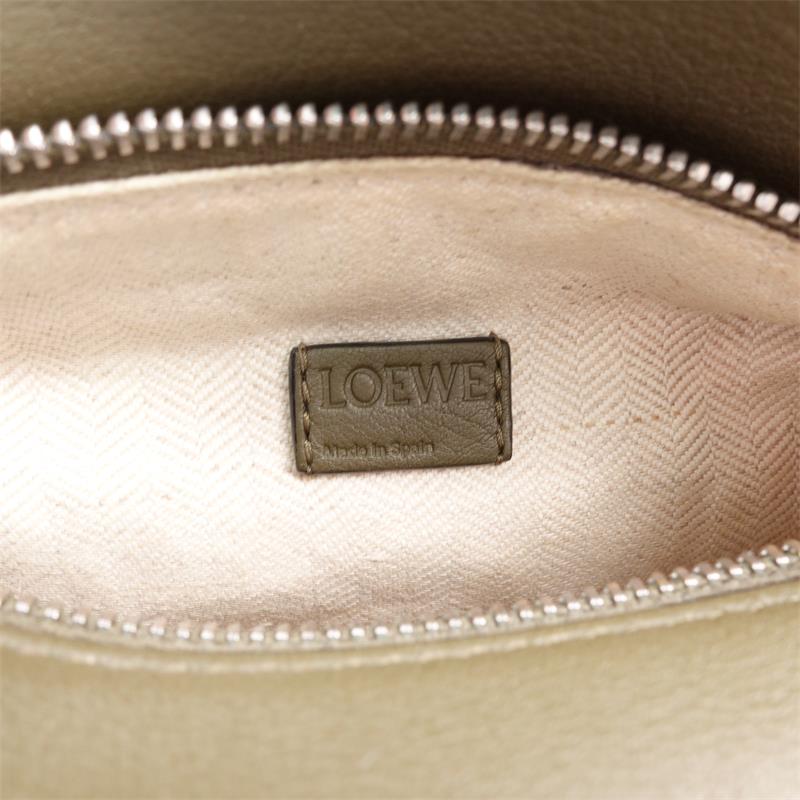 Loewe Puzzle Green Herbarium Cross Body Bag-TS