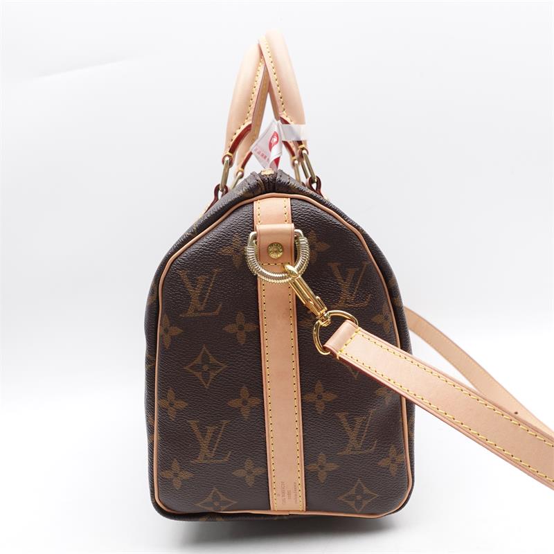 【Deal】Louis Vuitton Speedy 25 Monogram Coated Canvas Handbag -TS