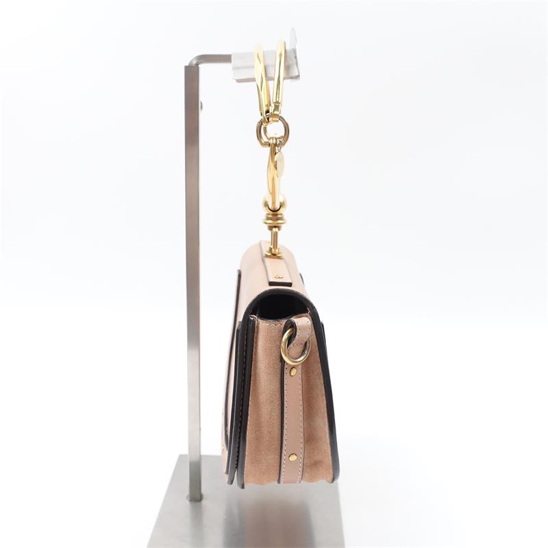 【Deal】Chole Pink Calfskin Shoulder Bag-TS