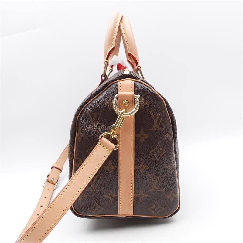 【Deal】Louis Vuitton Speedy 25 Monogram Coated Canvas Handbag -TS
