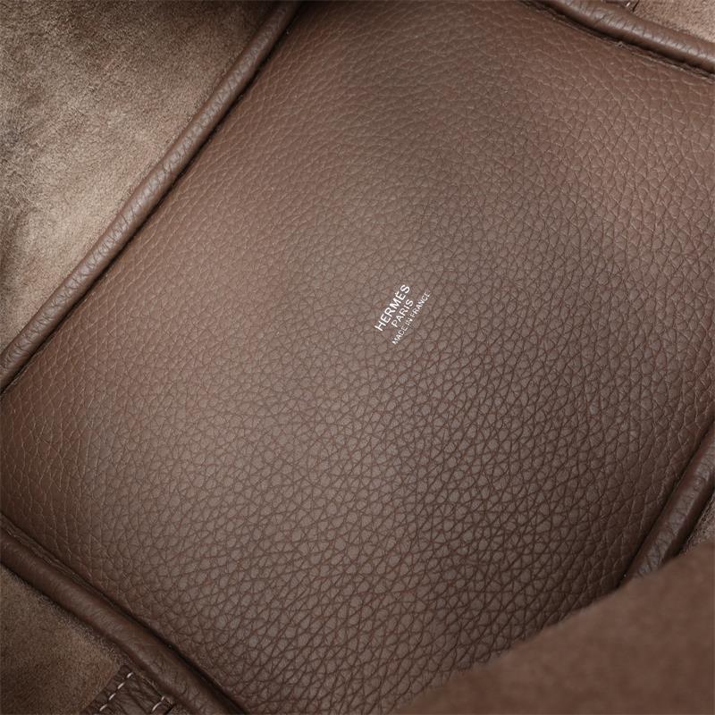 Pre-owned Hermes Grey Picotion 22 Calfskin Tote Bag-HZ