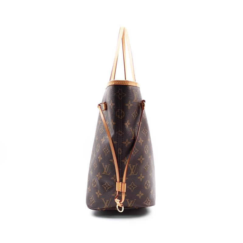 Louis Vuitton Neverfull Monogram Coated Canvas Tote Bag