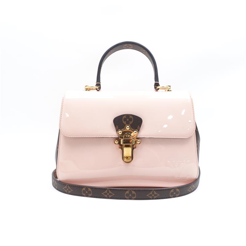 Pre-owned Louis Vuitton Cherrywood Pink Vernis Shoulder Bag-TS
