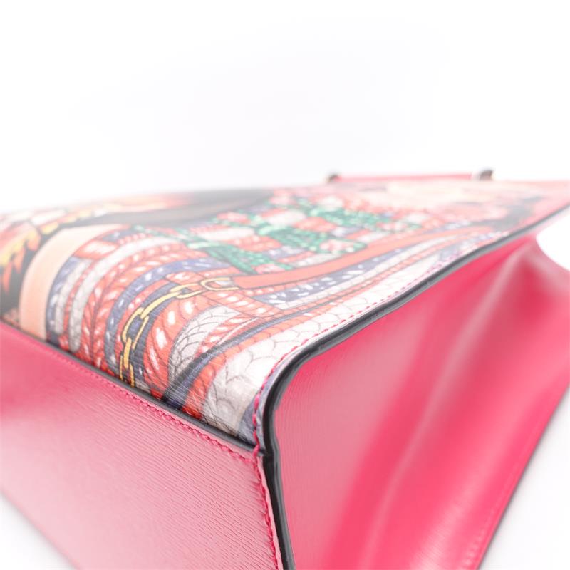 Pre-owned Gucci x Unskilled Worker Pink Calfskin Shoulder Bag
