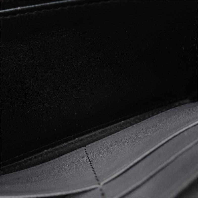 【DEAL】Pre-owned Bottega Veneta Gray Calfskin Leather Wallet-HZ