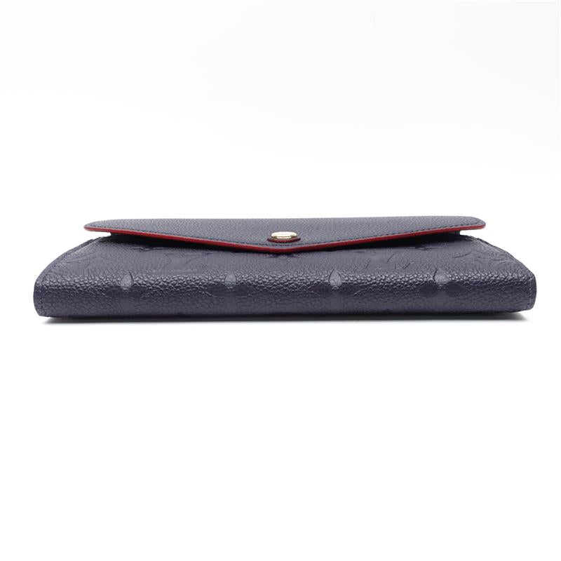 Louis Vuitton Sarah Dark Blue Calfskin Wallet