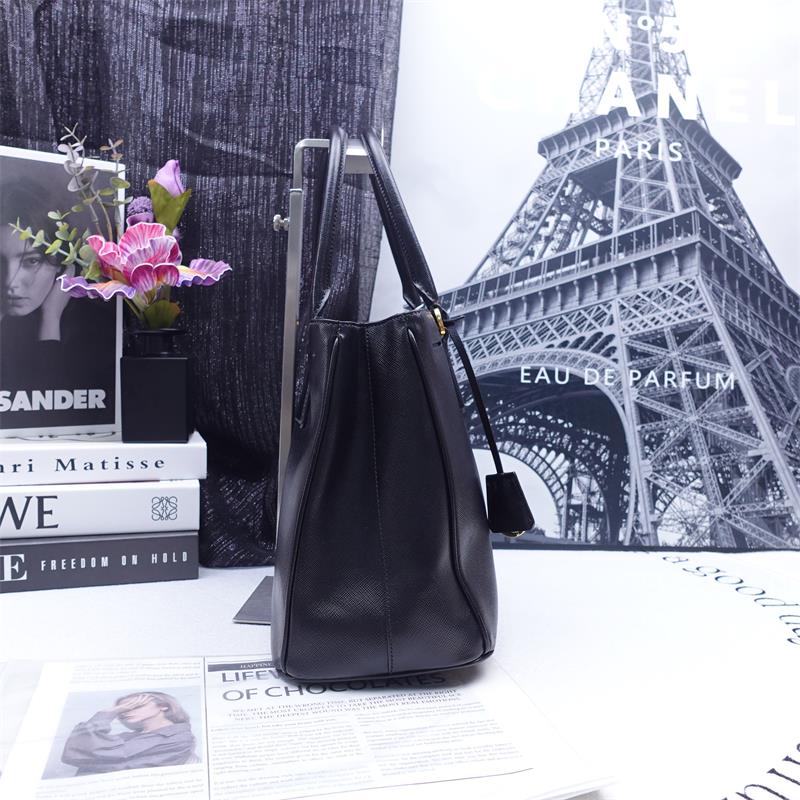 Prada Galleria Black Calfskin Handbag