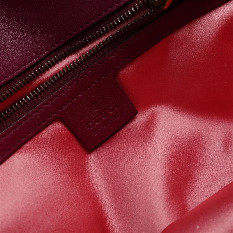 【DEAL】Pre-owned Gucci GG Marmont Purple Velvet Shoulder Bag