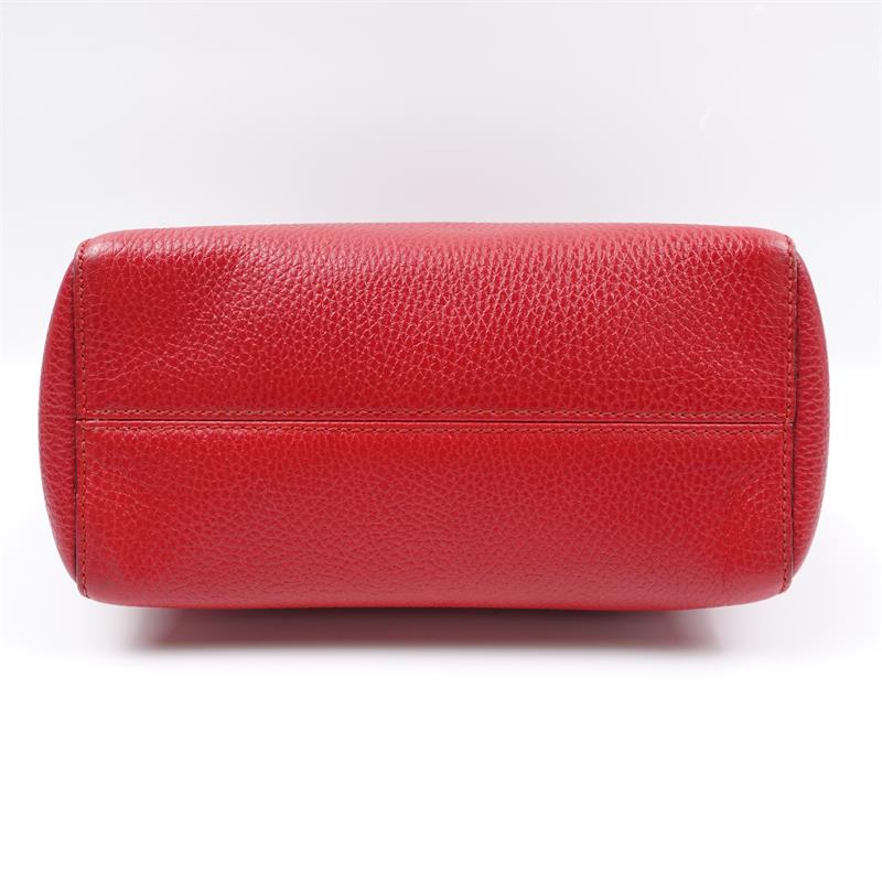 【DEAL】Pre-owned Gucci Red Calfskin Shoulder Bag
