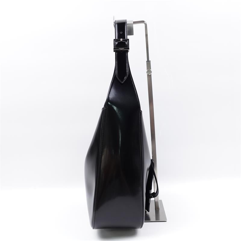 Pre-owned Saint Laurent Le 57 Black Calfskin Shoulder Bag