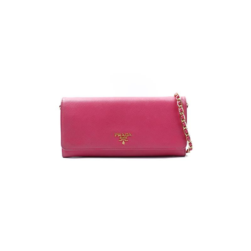 Pre-owned Prada Pink Calfskin Shoulder Bag