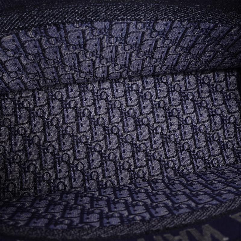 Dior Book Tote Blue Oblique Canvas Tote Bag