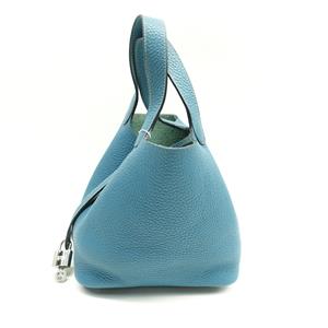 Hermes Picotin 18 Blue Calfskin Hobo Bag