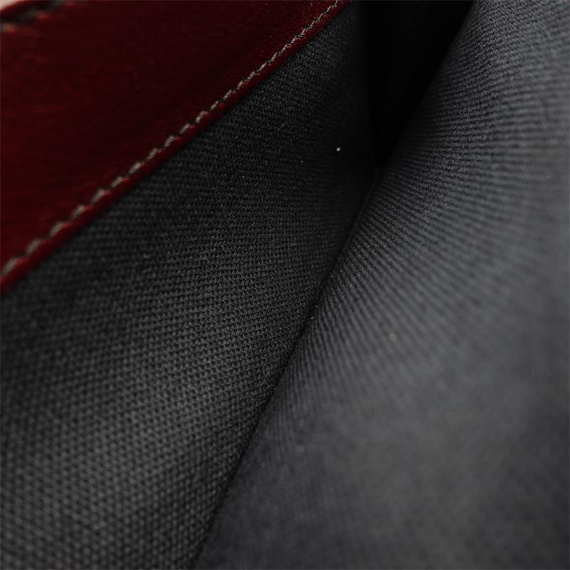 Pre-owned Burberry Red Coated Canvas Wallet