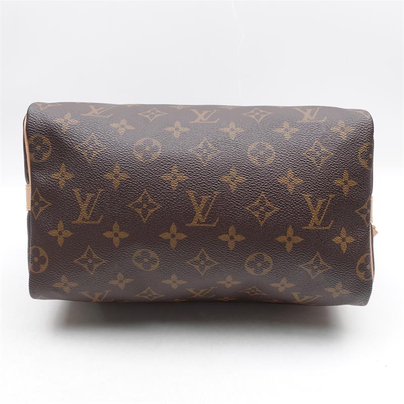 【Deal】Louis Vuitton Speedy 25 Monogram Coated Canvas Handbag -TS