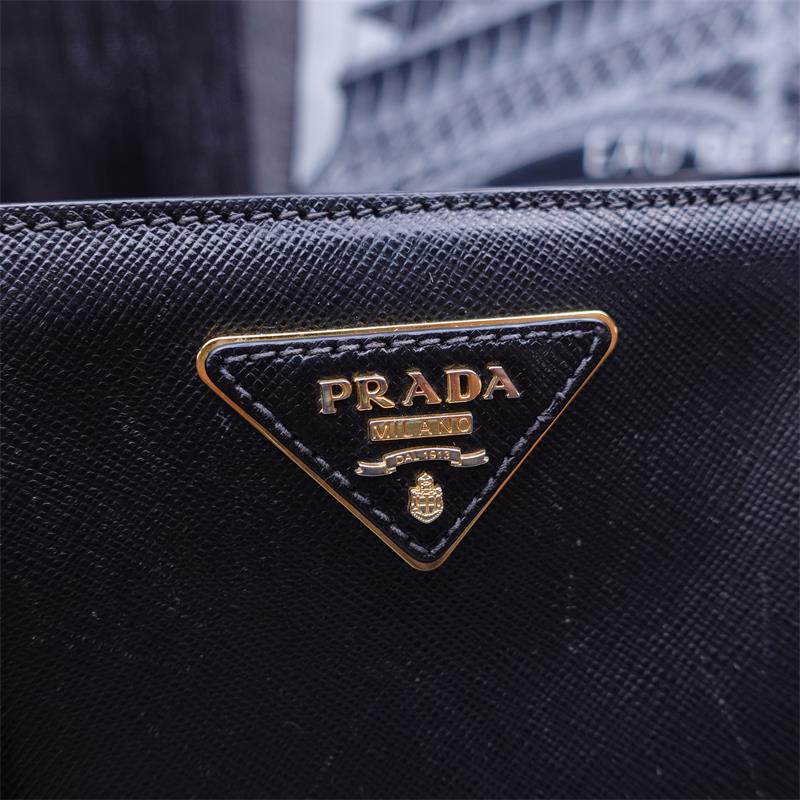 Prada Galleria Black Calfskin Handbag