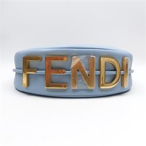 Fendi Graphy Baby Blue Calfskin Hobo Bag