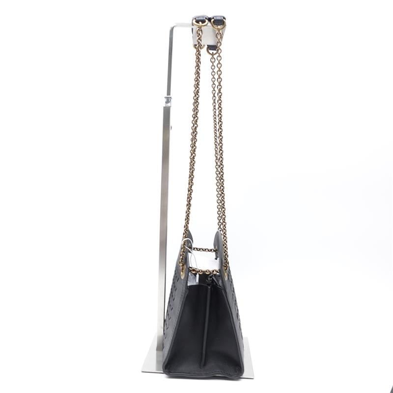 Bottega Veneta Black Lambskin Shoulder Bag