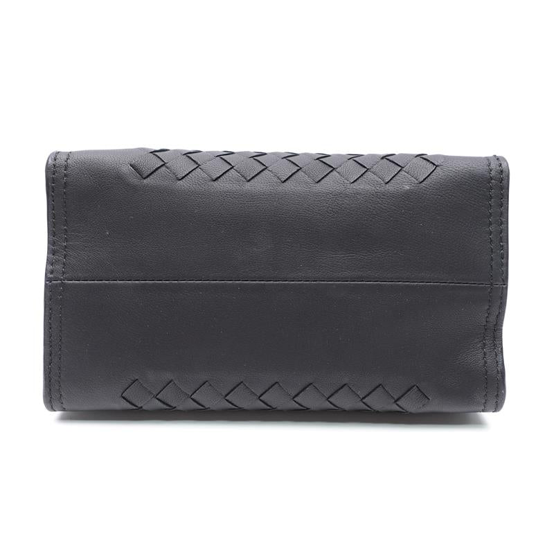 Bottega Veneta Black Lambskin Shoulder Bag