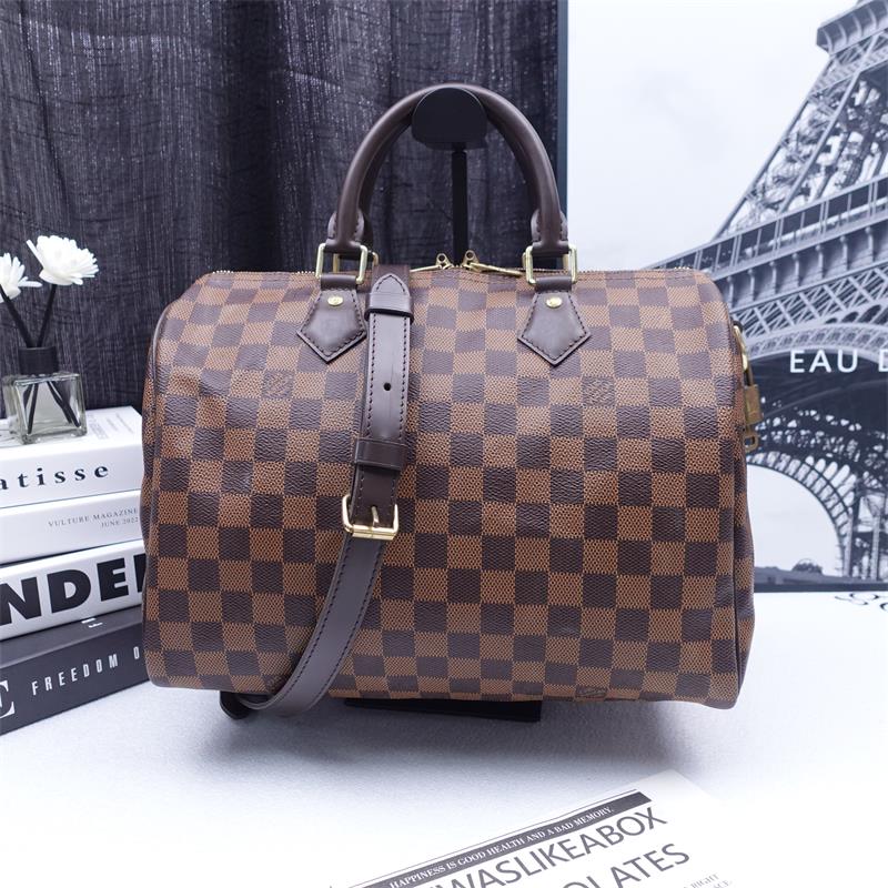 Louis Vuitton Speedy 30 Damier Ebene Handbag
