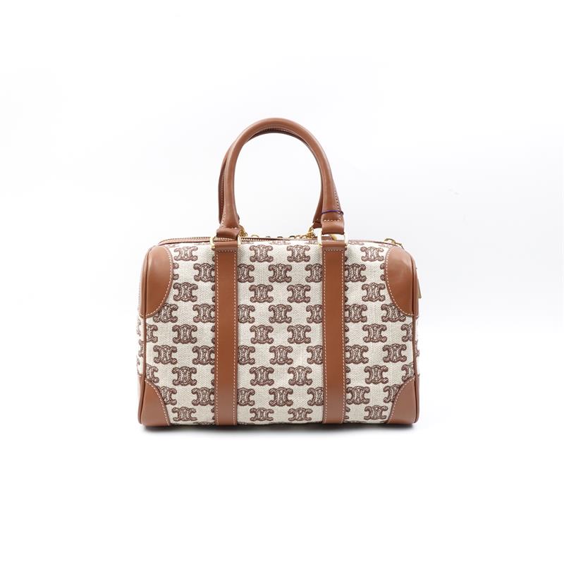 Pre-owned Celine Brown Calfskin Handbag-HZ