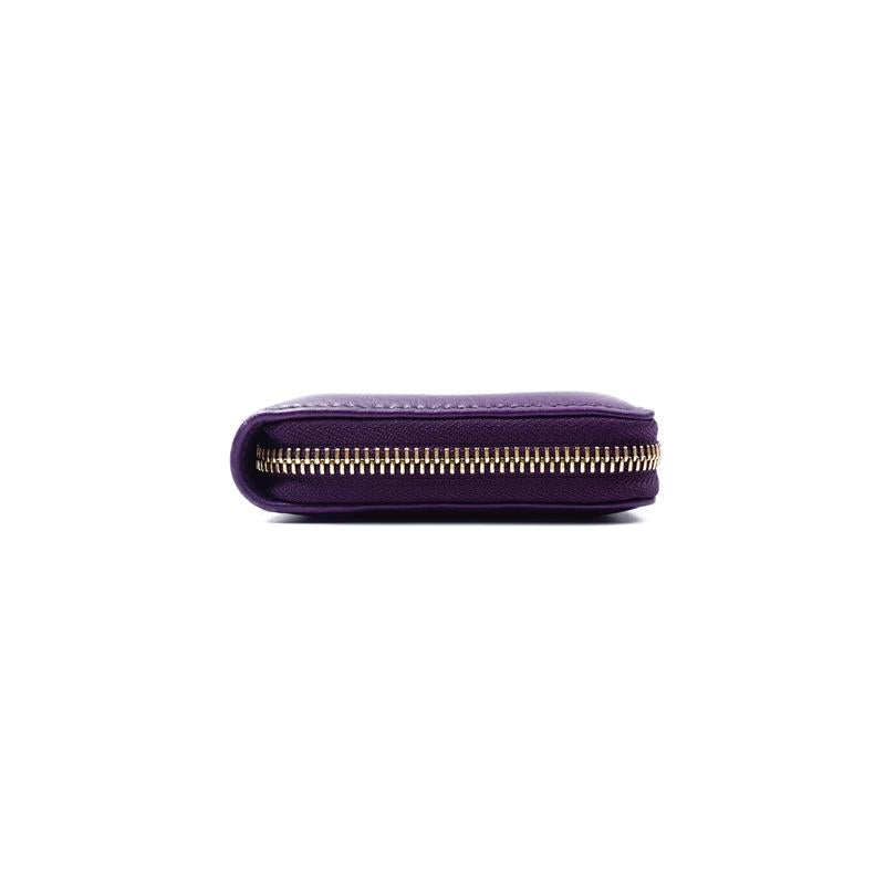 【DEAL】Pre-owned Gucci SOHO Purple Calfskin Long Wallet